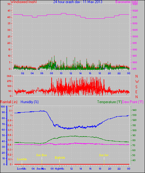 24 Hour Graph for Day 11